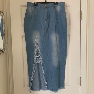 Jean skirt